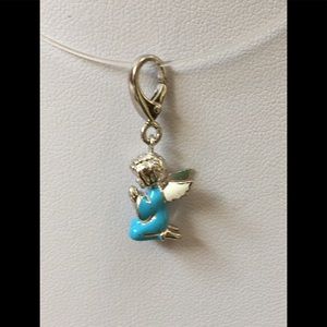 Sterling a Silver Zable Boy Angel Charm